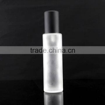 100ml cosmetic glass bottle with black lid cosmetic container