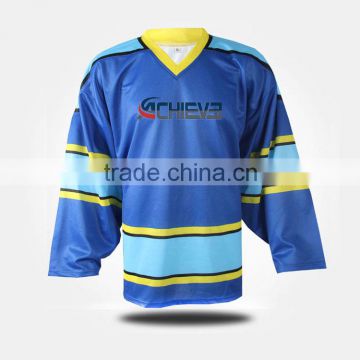 Fashion design sublimation chiefs hockey jersey supplier