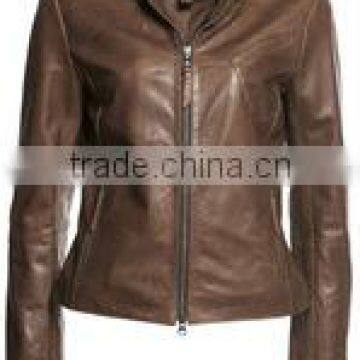 winter leather jacket for women