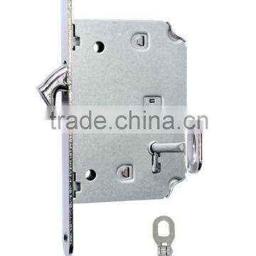 Italian, European mortise hook door lock body for sliding interior door, key hole 4130