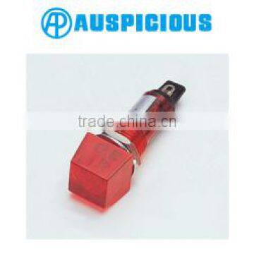 10mm Square Head Pilot Light, Indicator Light with Wire (PL1001)