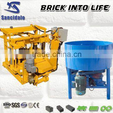 QT40-3A Automatic concrete block machine price Manual cement block making machine