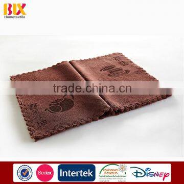 2015 Hot Sale cheap promotional china microfiber brown tea towels