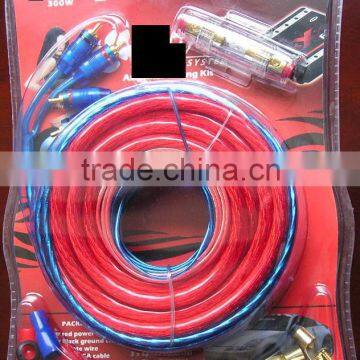 0awg car amplifier installation wiring kit CCA conductor auto car amplifier wiring kit