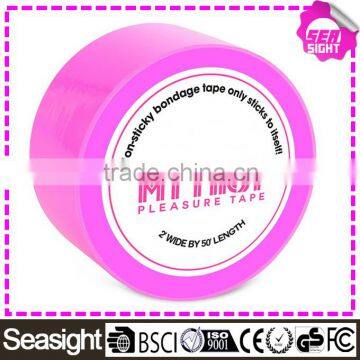 2" Wide Non-Sticky PVC Sex Bondage Tapes For Adult Game photo-3