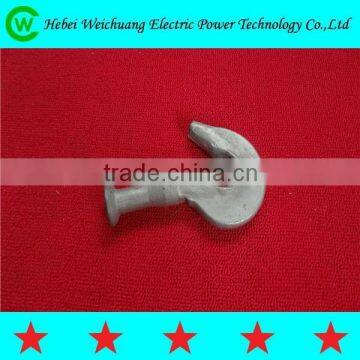 Hot selling hot dip galvanized carton steel ball end hook electrical overhead line fitting