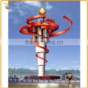 Outdoor Modern 304 Stainless Steel Sculpture for Garden Decoration photo-4