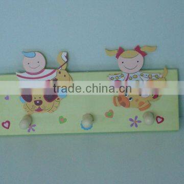 wooden children hook