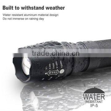 Best Military Grade Waterproof 3 x AAA/18650 / 26650 XML T6 LED Military Flashlight Quality Choice photo-3