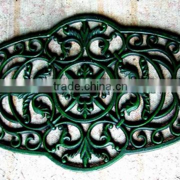 cast iron decorative metal doormat