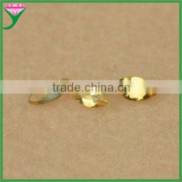 Supplier custom rough marquise shape natural yellow topaz quartz gemstone