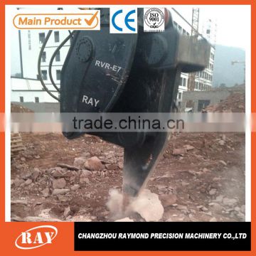 Raymond excavator vibratory ripper for cracked rock