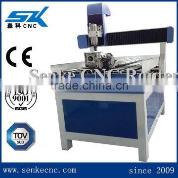 China hot sale small metal engraving machine 6040 4 axis cnc router