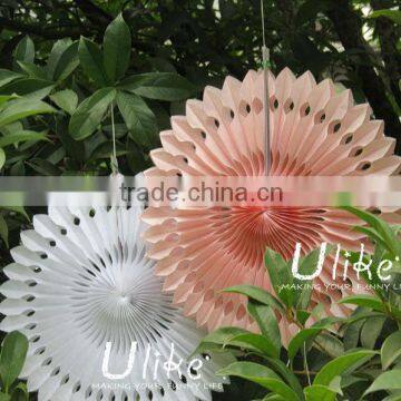 Popular Tissue Paper Fans Party Swirl Hanging Decoration