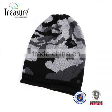 wholesale 2016 latest new design custom warm comfortable knit hat