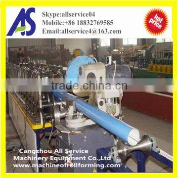 Colored Steel Round Downspout Roll Forming Machine