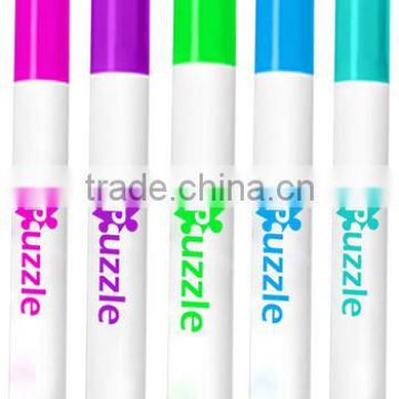 Promotional Washable Markers - with Full Color Decal Decoration