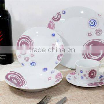 Good quality Japan 20pcs fine porcelain dinner sets