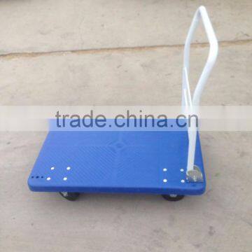 Low Price! Plastic Flatbed Trailer PH300P, With TPR WHEEL