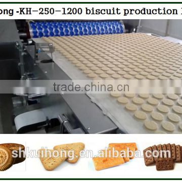 CE approved KH-800 automatic biscuit production line, biscuit machine for food factory