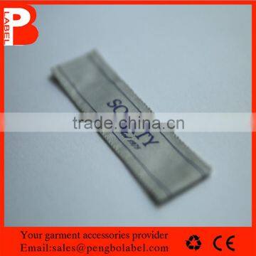 personalized silk printed washing labels printed clothing label