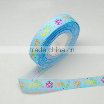 Wholesale Polyester Printed Grosgrain Ribbon, 25mm Ribbon(SRIB-S011-25mm-4)