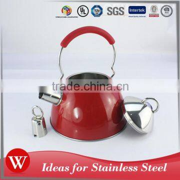 Heat-resistant tea pot non-electric whistling kettle stainless steel for all heater