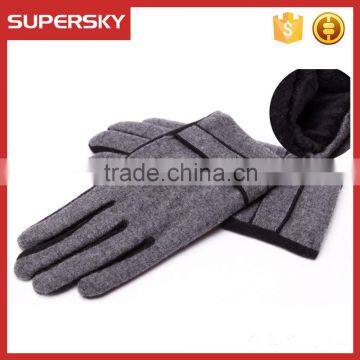 V-352 Latest outdoor wool winter warmer men touch screen gloves magic golves for mobile phone