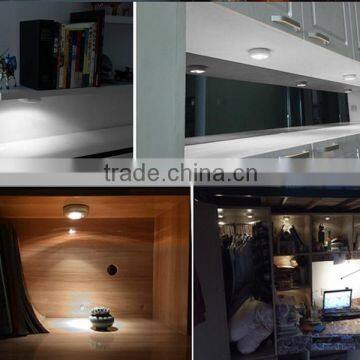 Battery Powered LED Motion Lights Stick-To-Anywhere For Stairways Bathroom Kitchen Nursery Hallway Motion Sensor Night Light photo-4