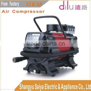 LED light Car air compressor,air pump, type inflator