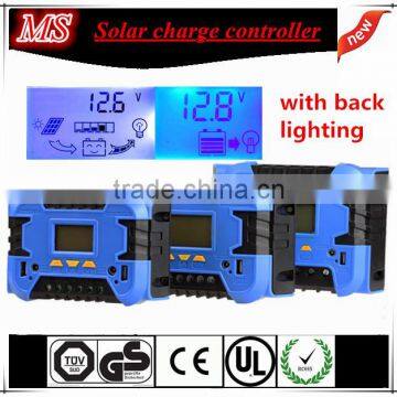 2016 hot new design 24v 50a pwm solar power charge controller