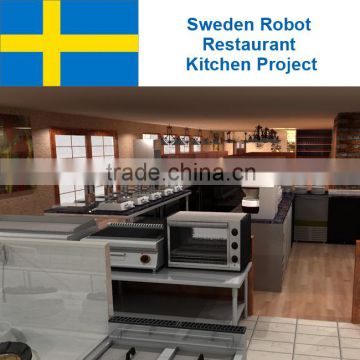 Sweden Robot Restaurant Kitchen Project