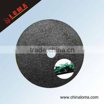 flap reinforcing abrasive resin bonded cutter wheel for metal