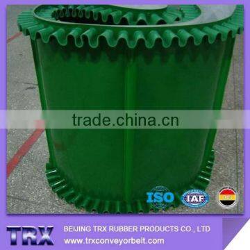 With Sidewall Top Grde PVC Conveyor Belt