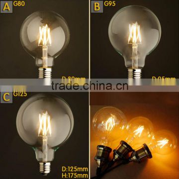 High Power G95/G125/G80 Edison Bulb Light E27 110V LED Edison Bulb