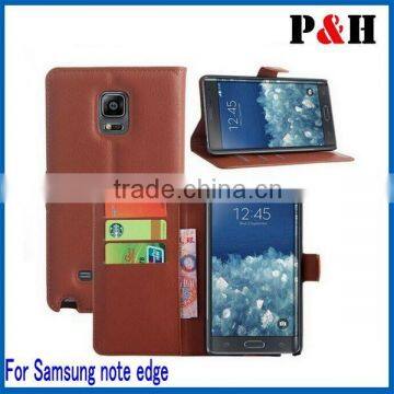 Hot Selling New Arrival PU Leather Case For Samsung Galaxy Note Edge Wallet Leather Case photo-6