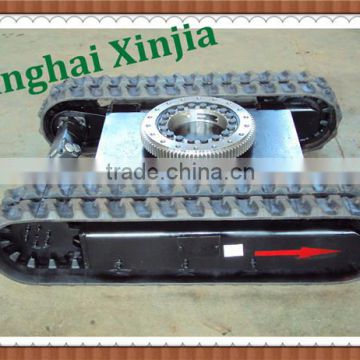 China suppliers mini drilling rig rubber crawler robot track