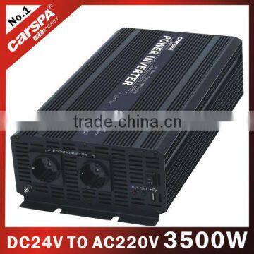 CARSPA 3500W power inverter with usb, 100% full power output