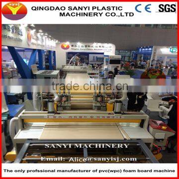 CE certified wood plastic composite board machinery