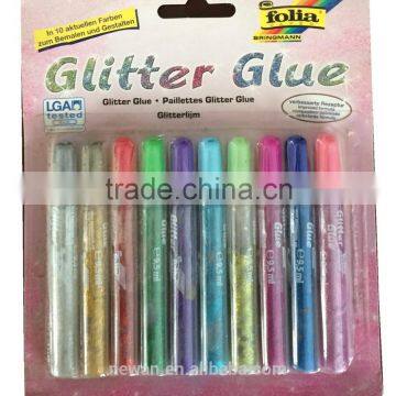 10pc glitter glue set