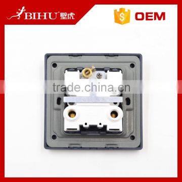 High Quality UK 45a 1 Gang Wall Switch for Kitchen Stainless Steel Wall Switch Socket Safe