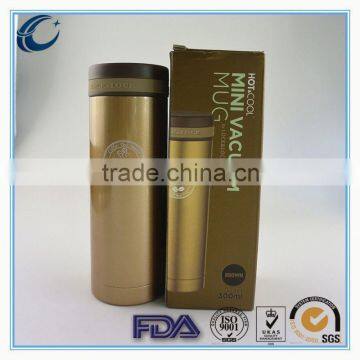 hot water vacuum cup stainless steel water mugs with lid