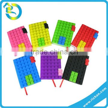 Wholesale fun shape multi colours soft book covers rubber cover