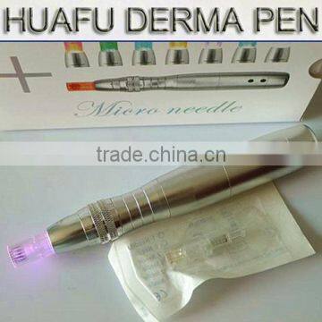 Huafu 2016! 7 led pdt light wireless derma skin meso pen