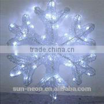 2016 Shopping Mall Decor Hanging Snowflake / Christmas 2d Motif Snowflake Light