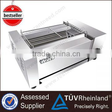 Guangzhou Stainless Steel 5/6/7 Burner Industrial Gas barbecue grill