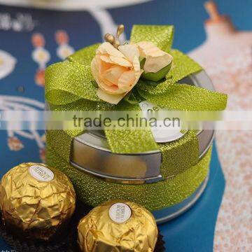 Beautiful More Colors Round Candy Tin Packing Box