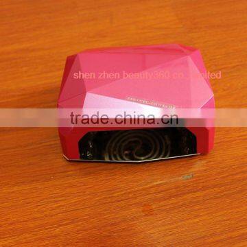 36v nail uv lamp dryer Professional Diamond Shaped, universal CCFL & LED UV Nail Lamp (UV & LED 2 in 1 Nail Gel Lamp)