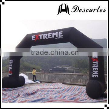 Black Australia advertising entrance arch, inflatable race square arch for advertising