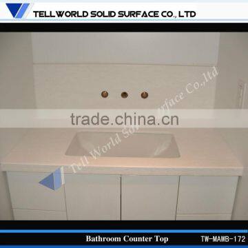 Popular Design Pure White Wash Basin With Cabinet For Storage